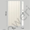 Kép 2/4 - ClimaStar Smart elektromos kerámia hőtárolós fűtőpanel - 1000 W álló