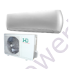 Kép 1/2 - HD Design oldalfali split klíma szett - 3,5 kW, fehér - HDWI-DSGN-120C-WHITE / HDOI-DSGN-120C