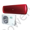 Kép 1/2 - HD Design oldalfali split klíma szett, piros - 3,5 kW - HDWI-DSGN-120C-RED / HDOI-DSGN-120C