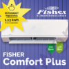 Kép 2/3 - Fisher Comfort Plus oldalfali split klíma szett - 2,7 kW, Wi-Fi - FSAIF-CP-91AE3 / FSOAIF-CP-91AE3