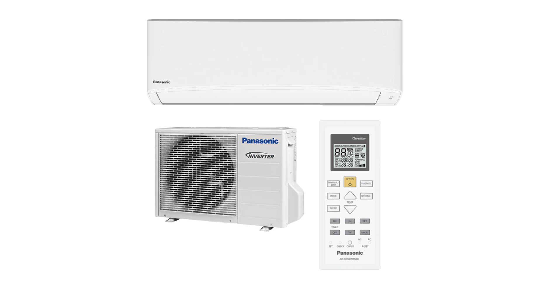 Panasonic Super Compact KIT-TZ35-ZKE oldalfali split klíma szett