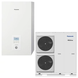 Panasonic Aquarea T-Cap osztott levegő-víz hőszivattyú - 9 kW, 3 fázis, szuper csendes kültéri egység - WH-UQ09HE8/WH-SQC09H3E8