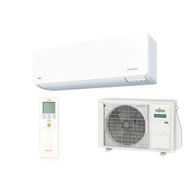 Fujitsu Airstage Design oldalfali split klíma szett, fehér - 3,4 kW, Wi-Fi - ASEH12KGTG/AOEH12KGCG