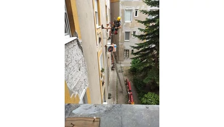 Klímatelepítés: Budapest XIII. kerület, Midea Blanc split klíma szett, 2. emelet