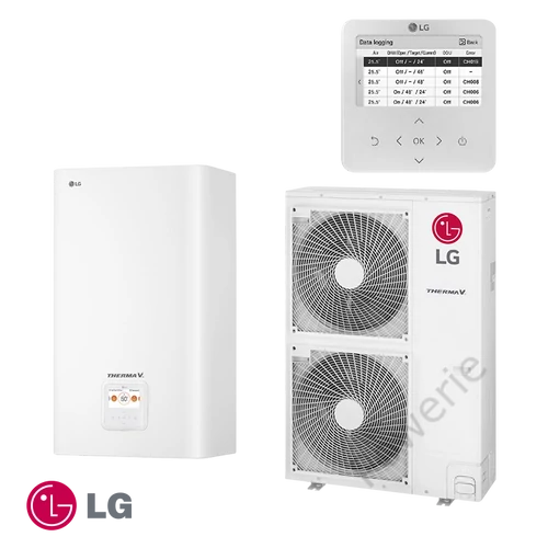 LG Therma-V HN1616 NK3 + HU141 U33 osztott levegő-víz hőszivattyú szett (R410A) - 14 kW