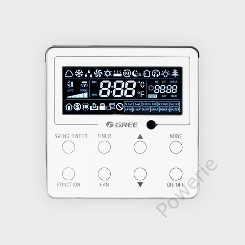 Digitális fali vezérlő fan-coil-hoz (kivéve légcsatornázható) - XE70-17/E(M)