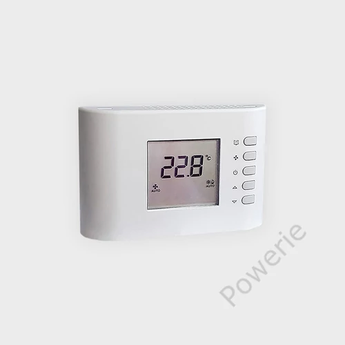 Digitális fali termosztát Modbus kommunikációhoz
légcsatornázható fan-coil-hoz - VRK-FP-CRF07M