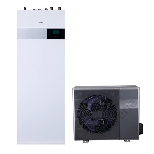 Midea IWT All-in-One hőszivattyú 190L - 4 kW, 1 fázis, R32, Fekete - MHA-V4W/D2N8-B2H2-IWT190
