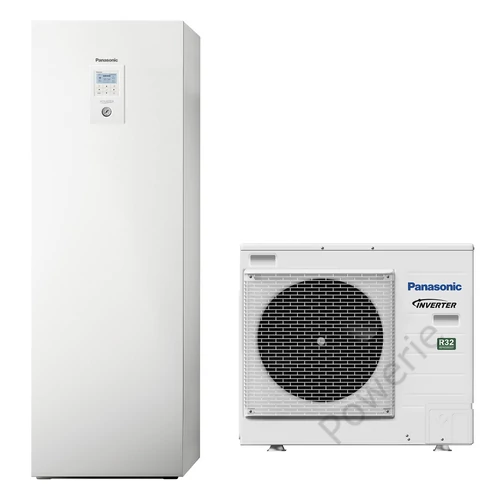 Panasonic Aquarea High Performance All In One osztott levegő-víz hőszivattyú HMV tartállyal - 7 kW - WH-UD07JE5/WH-ADC0309J3E5