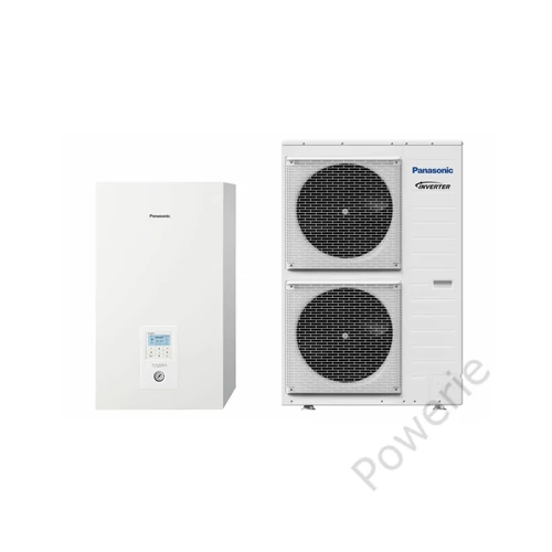 Panasonic Aquarea High Temperature osztott levegő-víz hőszivattyú - 12 kW, 3 fázis - WH-UH12FE8/WH-SHF12F9E8
