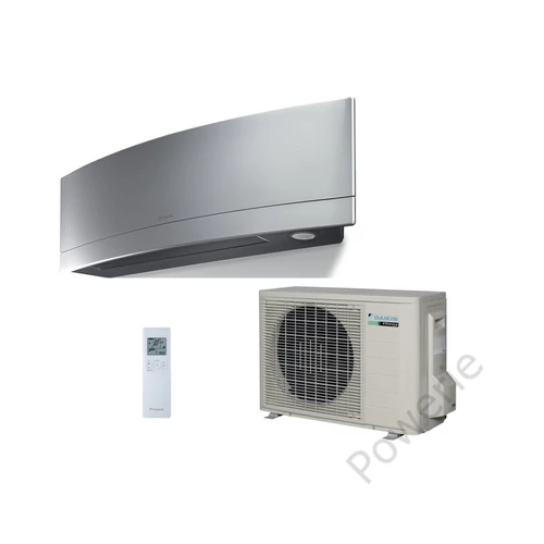Daikin Emura ezüst oldalfali split klíma szett - 2 kW - FTXJ20MS+RXJ20M