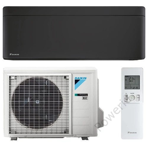 Daikin Stylish fekete oldalfali split klíma szett - 5 kW, Wi-Fi - FTXA50CB + RXA50B