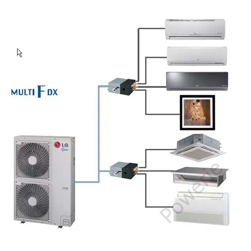 LG FDX FM49AH Multi inverteres kültéri egység (3 fázis) - 14,1 kW - max 8 beltéri egység - 1