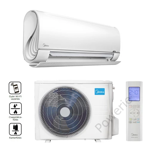 MIDEA BREEZELESS split klíma szett - 2,6 kW, Wi-Fi - MSF3-09-SP