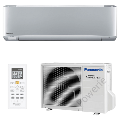 Panasonic Etherea KIT-XZ35-XKE ezüst oldalfali split klíma szett - 3,5 kW, Wi-Fi