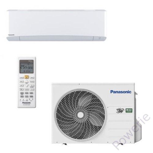 Panasonic Nordic Etherea KIT-NZ25-VKE oldalfali, fűtésre optimalizált split klíma szett - 2,5 kW, Wi-Fi
