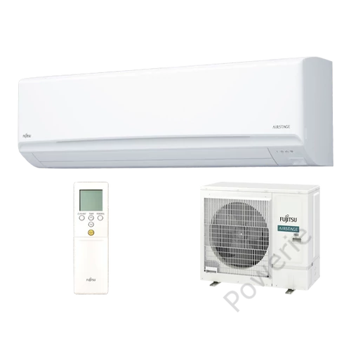 Fujitsu Airstage Standard oldalfali split klíma szett (szerver funkcióval) - 8 kW  - ASEH30KMTB/AOEH30KMTB