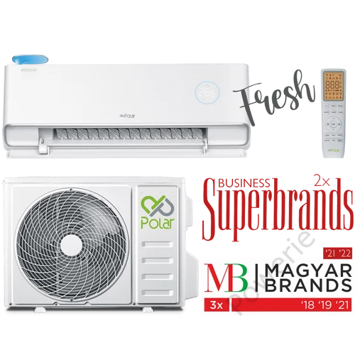 Polar Fresh oldalfali split klíma szett - 2,5 kW, Wi-Fi - SIEH0025SDF/SO1H0025SDF